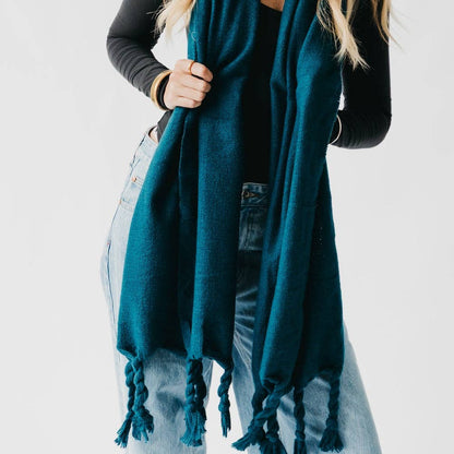 Twyla Twisted Tassel Scarf - Purpose + Passion Boutique