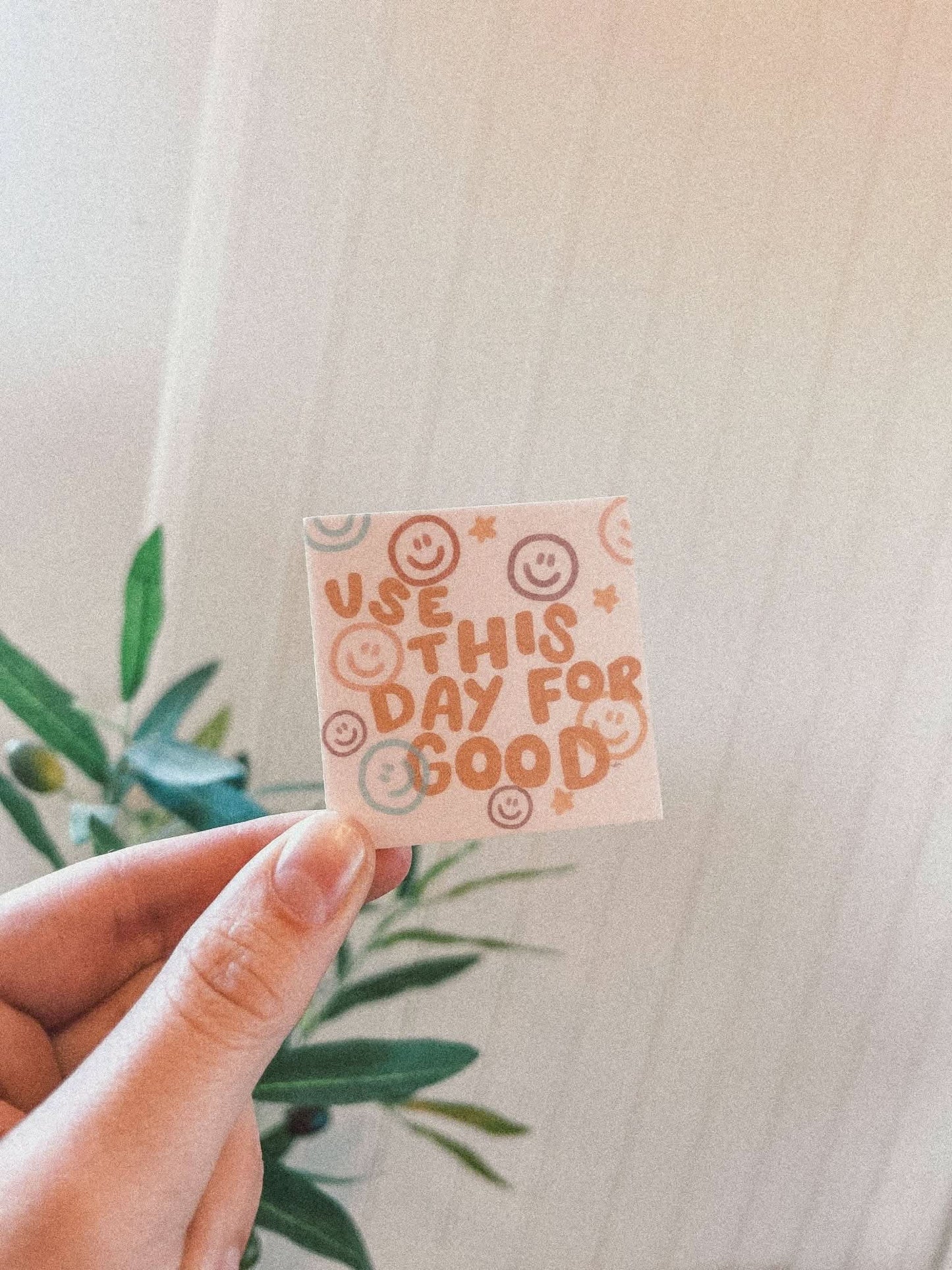 'Use this day for Good' Sticker - Purpose + Passion Boutique