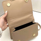 Vegan Leather Chevron Crossbody Shoulder Flap Bag - Purpose + Passion Boutique