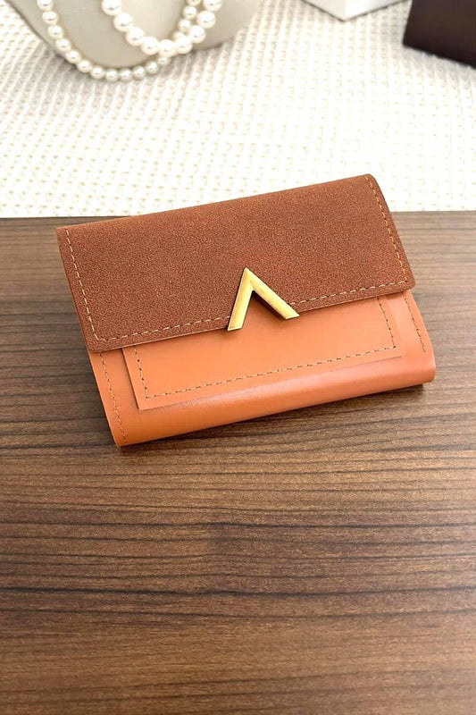 Vegan Leather Compact Trifold Wallet - Purpose + Passion Boutique