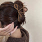Velvet Bow Hair Clip Claw - Purpose + Passion Boutique