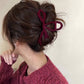 Velvet Bow Hair Clip Claw - Purpose + Passion Boutique