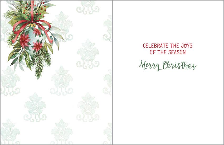 Victorian Ornaments Christmas Greeting Card - Purpose + Passion Boutique