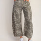 Vintage Army Mineral Wash Paisley Barrel Jeans - Purpose + Passion Boutique