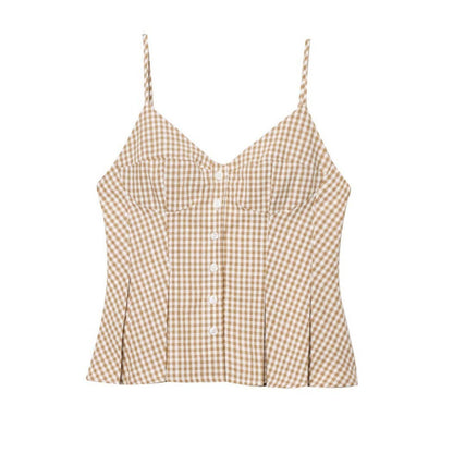Vintage Checkered Tank Top - Purpose + Passion Boutique