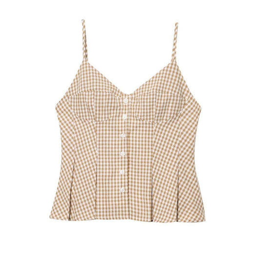 Vintage Checkered Tank Top - Purpose + Passion Boutique