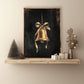 Vintage Christmas Bell Framed Canvas (11x14) - Purpose + Passion Boutique