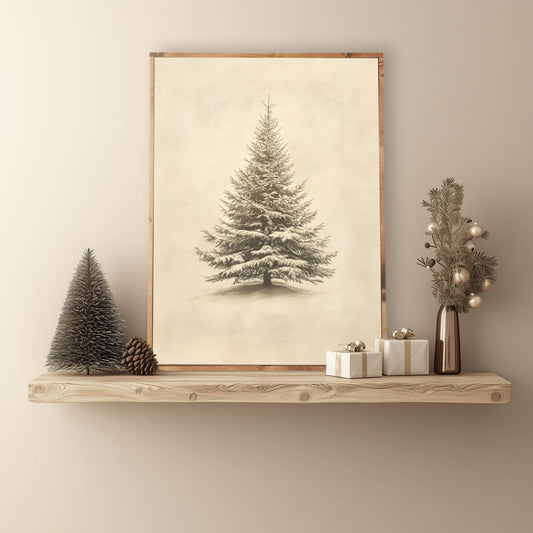 Vintage Evergreen Framed Print (18x24) - Purpose + Passion Boutique