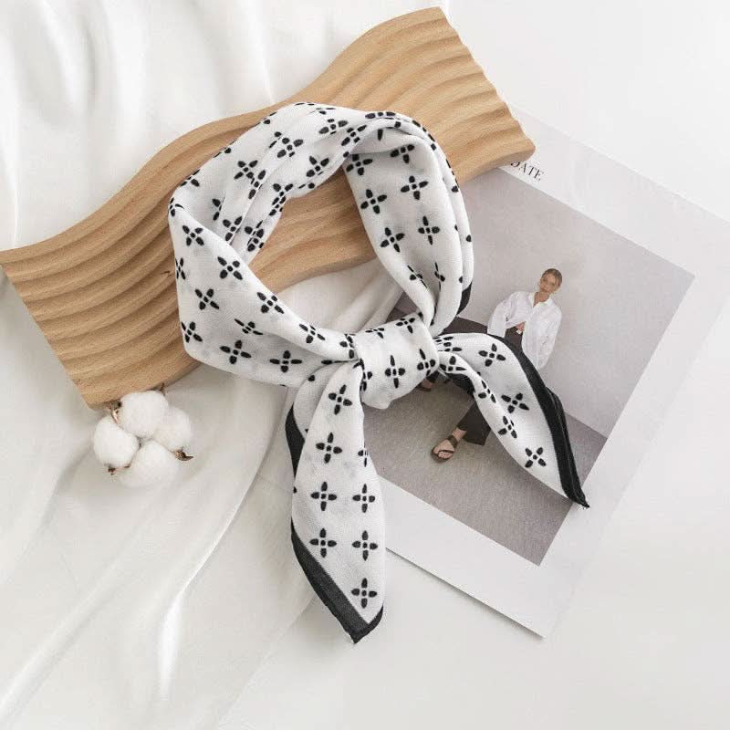 Vintage Floral Square Scarf - Purpose + Passion Boutique