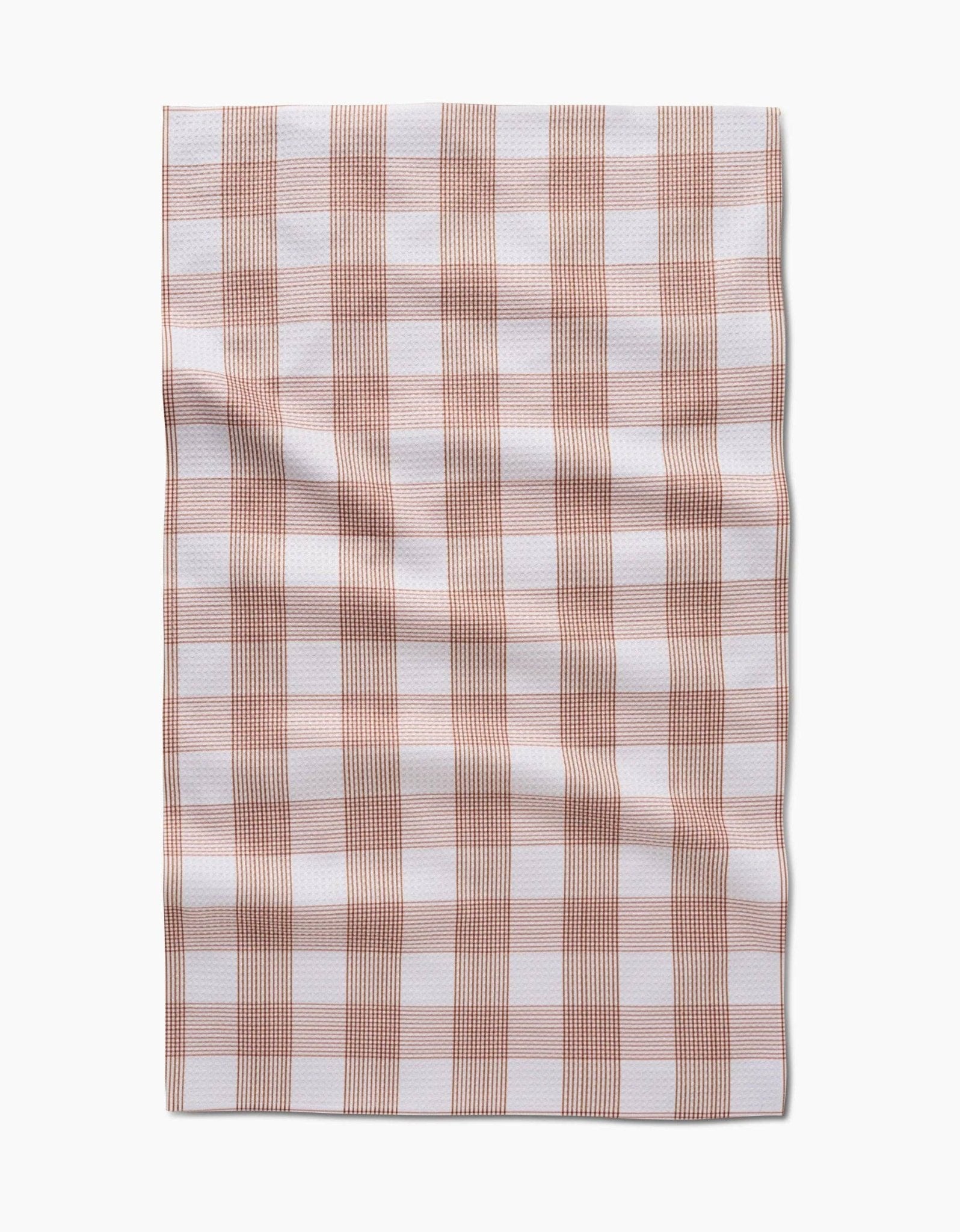 Vintage Gingham Natural Tea Towel - Purpose + Passion Boutique