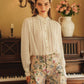 Vintage - Inspired Lace Trimmed Blouse - Purpose + Passion Boutique