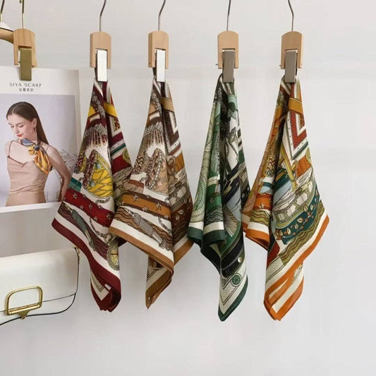 Vintage - Inspired Square Scarf - Purpose + Passion Boutique