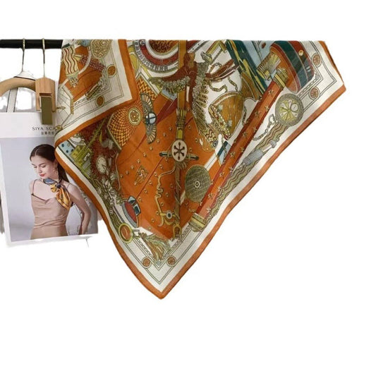 Vintage - Inspired Square Scarf - Purpose + Passion Boutique