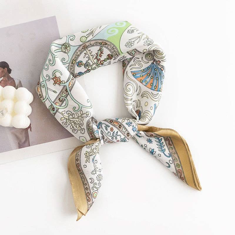 Vintage Pattern Square Scarf - Purpose + Passion Boutique