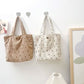 Vintage Sakura Corduroy Small Tote Bag - Purpose + Passion Boutique