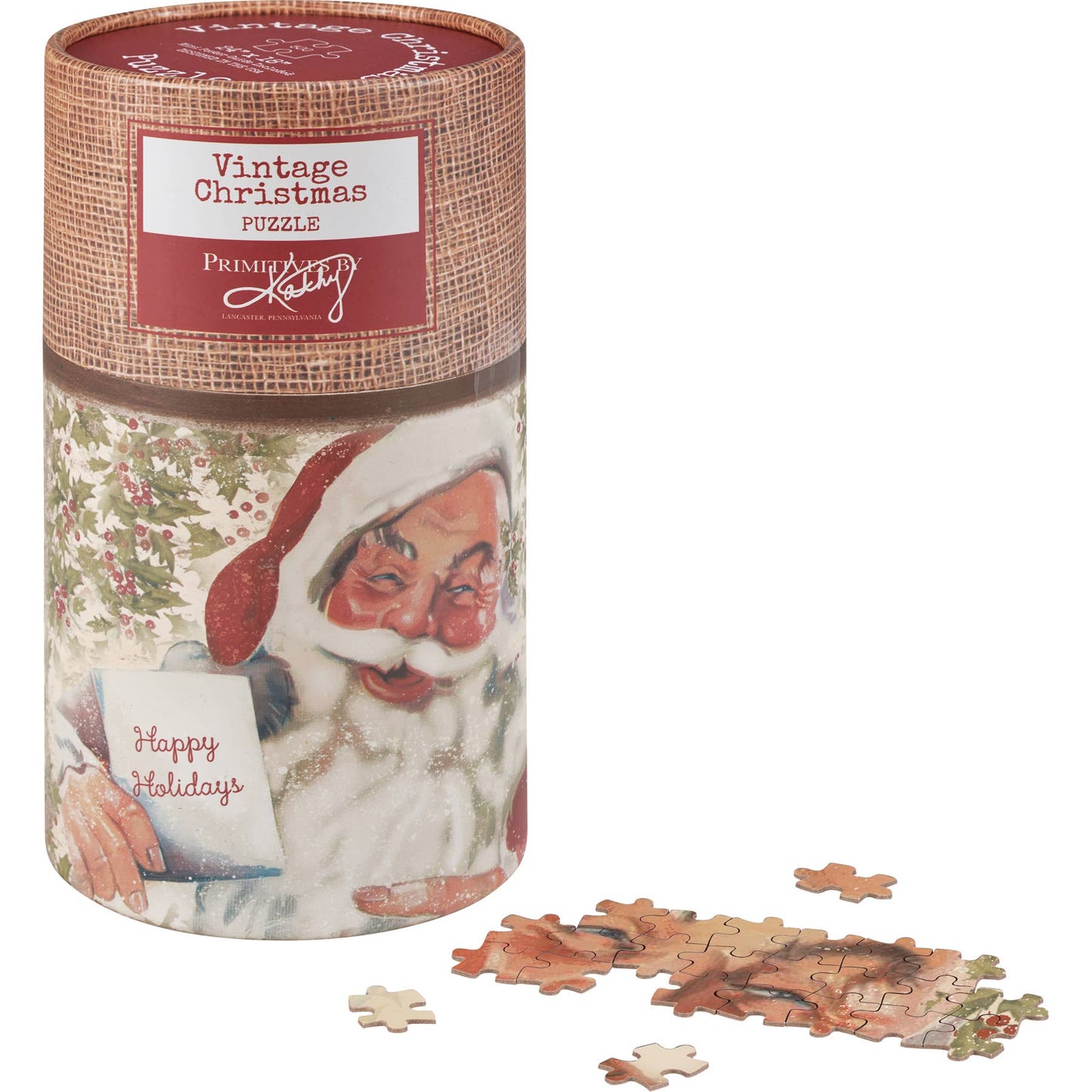 Vintage Santa Puzzle - 500pc - Purpose + Passion Boutique