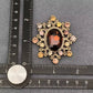 Vintage Sparkling Glass & Rhinestone Snowflake Brooch - Purpose + Passion Boutique