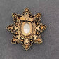 Vintage Sparkling Glass & Rhinestone Snowflake Brooch - Purpose + Passion Boutique