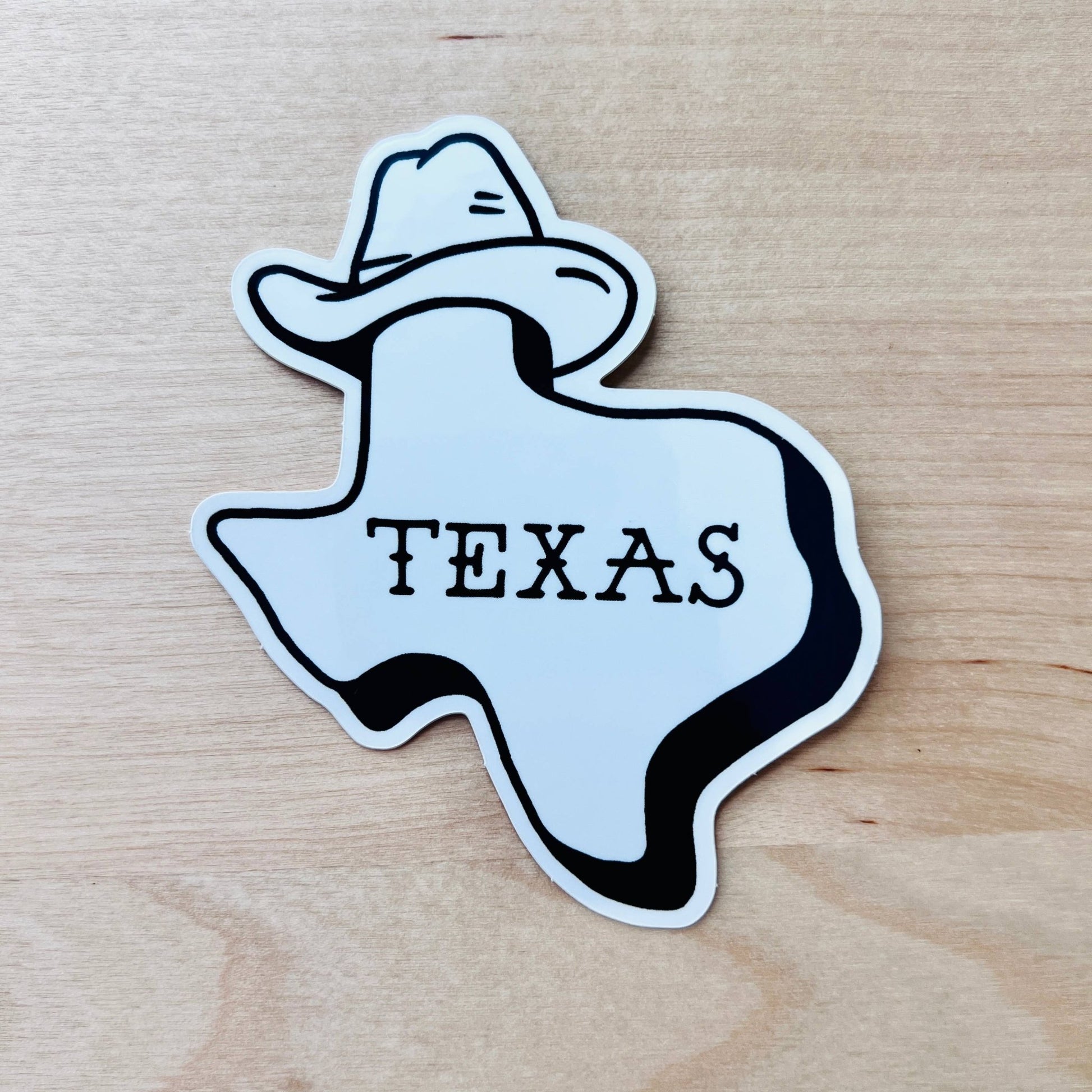 Vintage Texas Sticker Cowboy Hat Sticker - Purpose + Passion Boutique