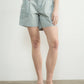 Vintage Washed Denim Stripe Barrel Shorts - Purpose + Passion Boutique