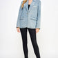 Washed Denim Blazer - Purpose + Passion Boutique