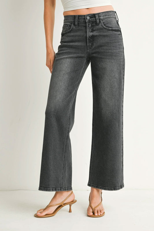 Washed Grey Relaxed Vintage Straight - Purpose + Passion Boutique