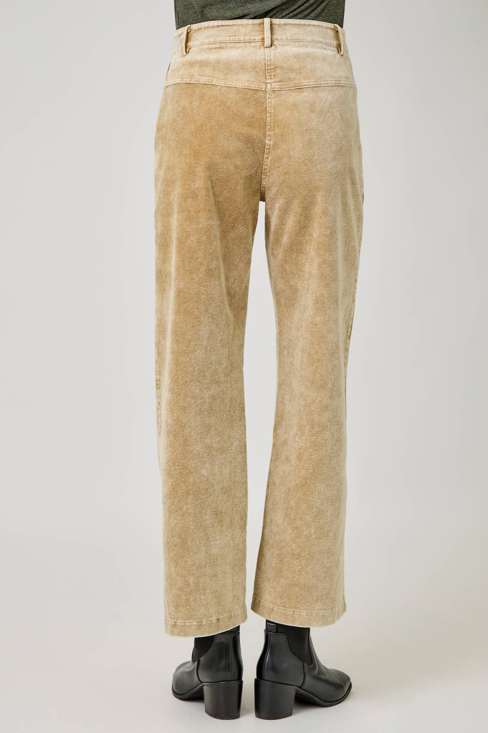 Washed Latte Corduroy Trousers - Purpose + Passion Boutique