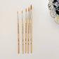 Watercolor 5 Wood Brushes Set - Purpose + Passion Boutique