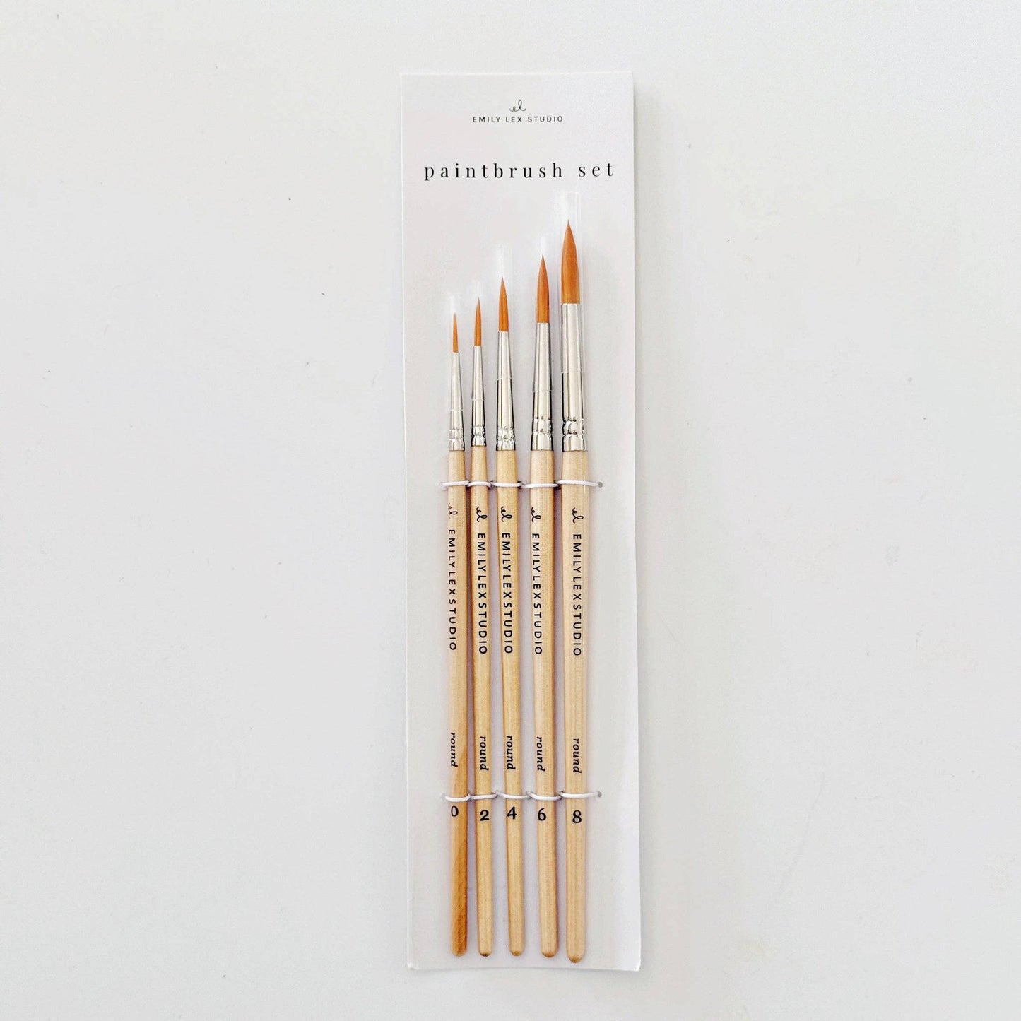 Watercolor 5 Wood Brushes Set - Purpose + Passion Boutique