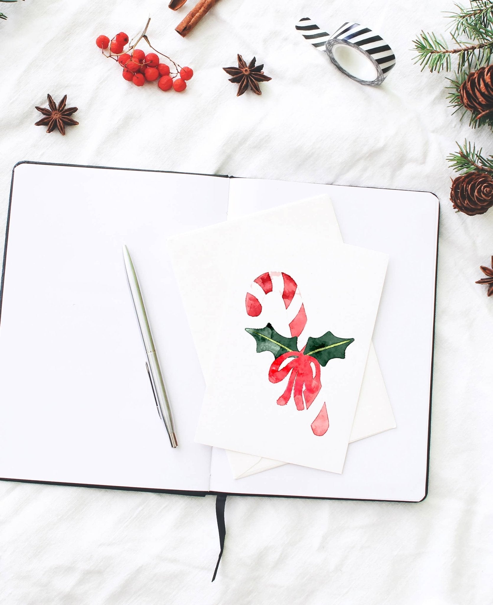 Watercolor Christmas Cards Kit - Purpose + Passion Boutique