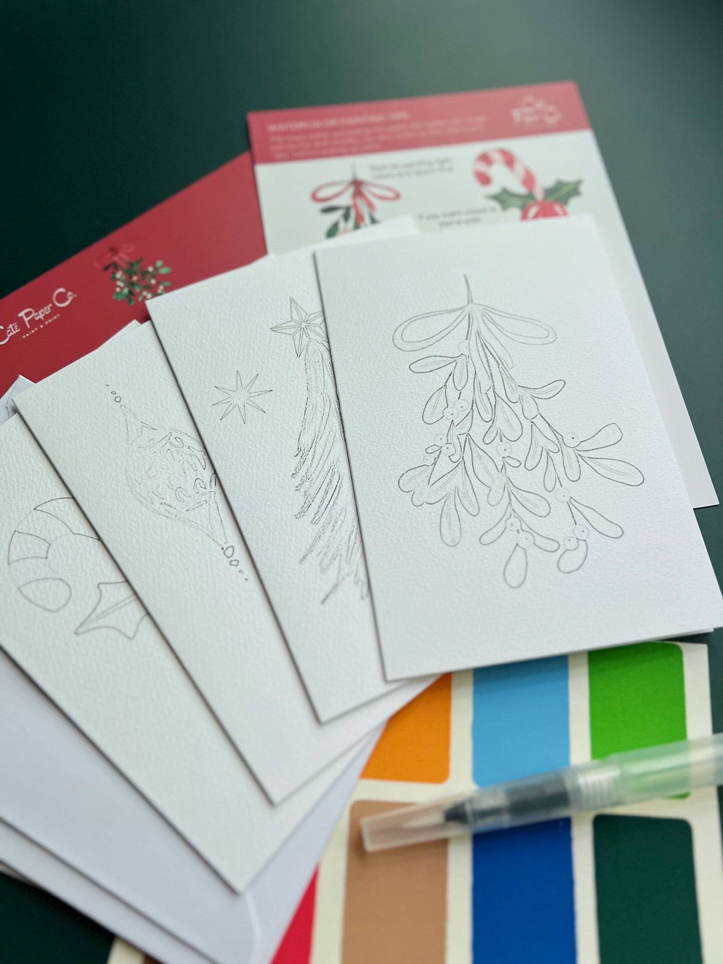 Watercolor Christmas Cards Kit - Purpose + Passion Boutique