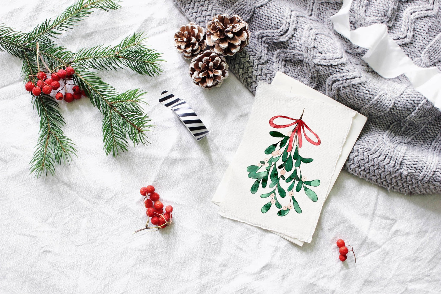 Watercolor Christmas Cards Kit - Purpose + Passion Boutique