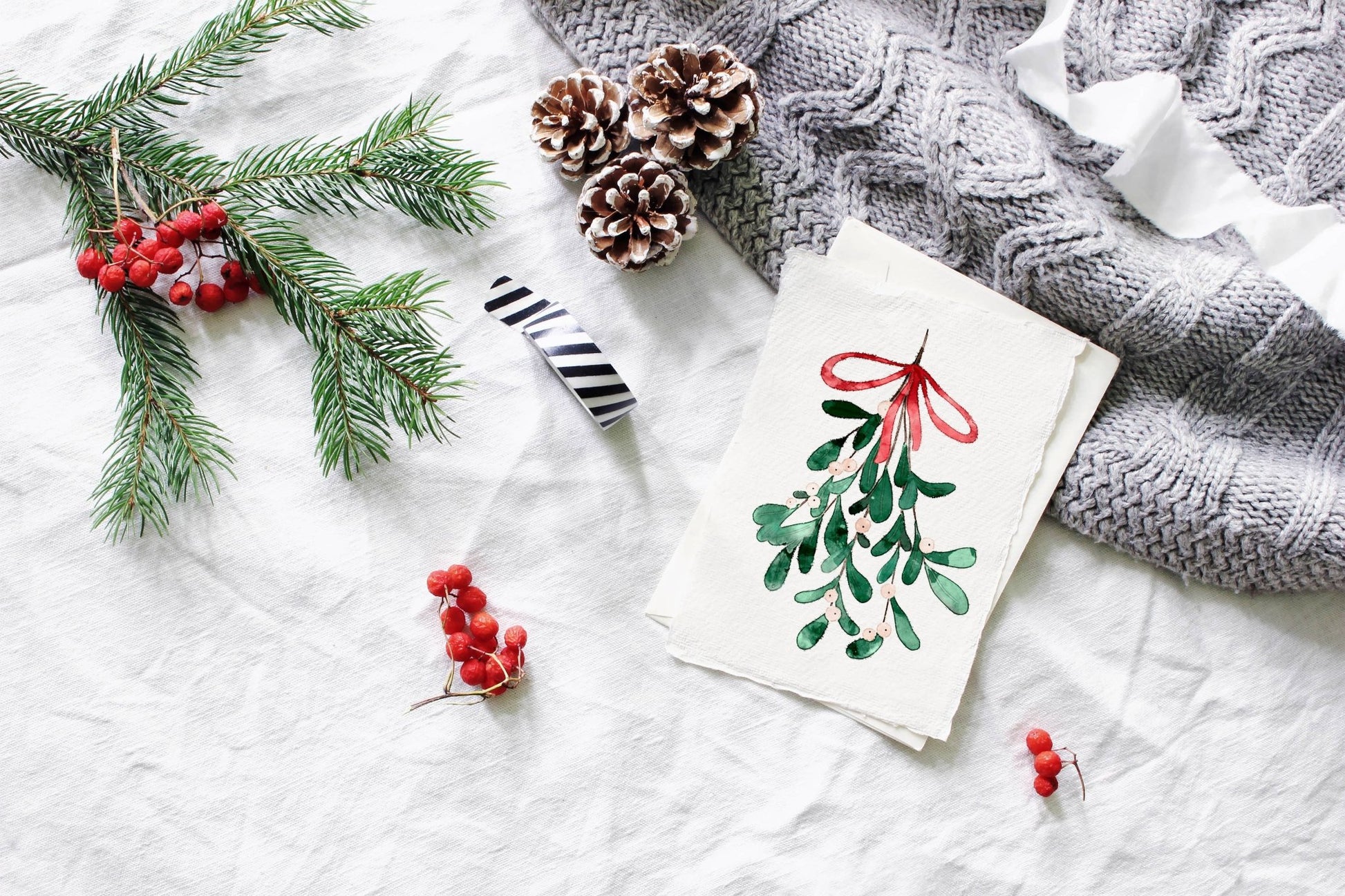 Watercolor Christmas Cards Kit - Purpose + Passion Boutique