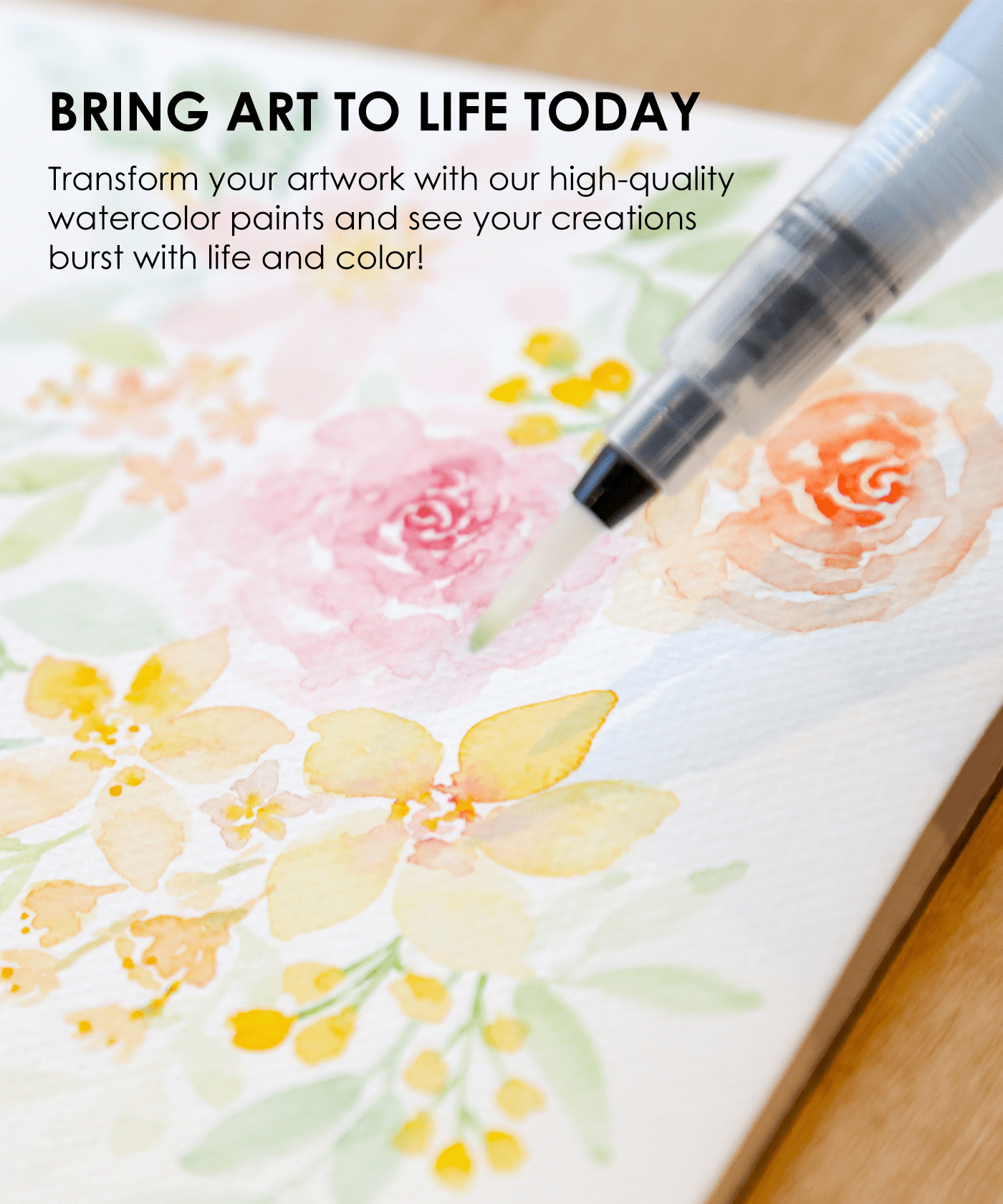 Watercolor Pocket - Set Of 12 Paints + Brush - Purpose + Passion Boutique