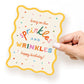 Wavy Die Cut Sprinkles and Wrinkles Notecard - Purpose + Passion Boutique