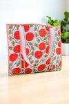 Waylon Orange Floral Print Tote Bag - Purpose + Passion Boutique