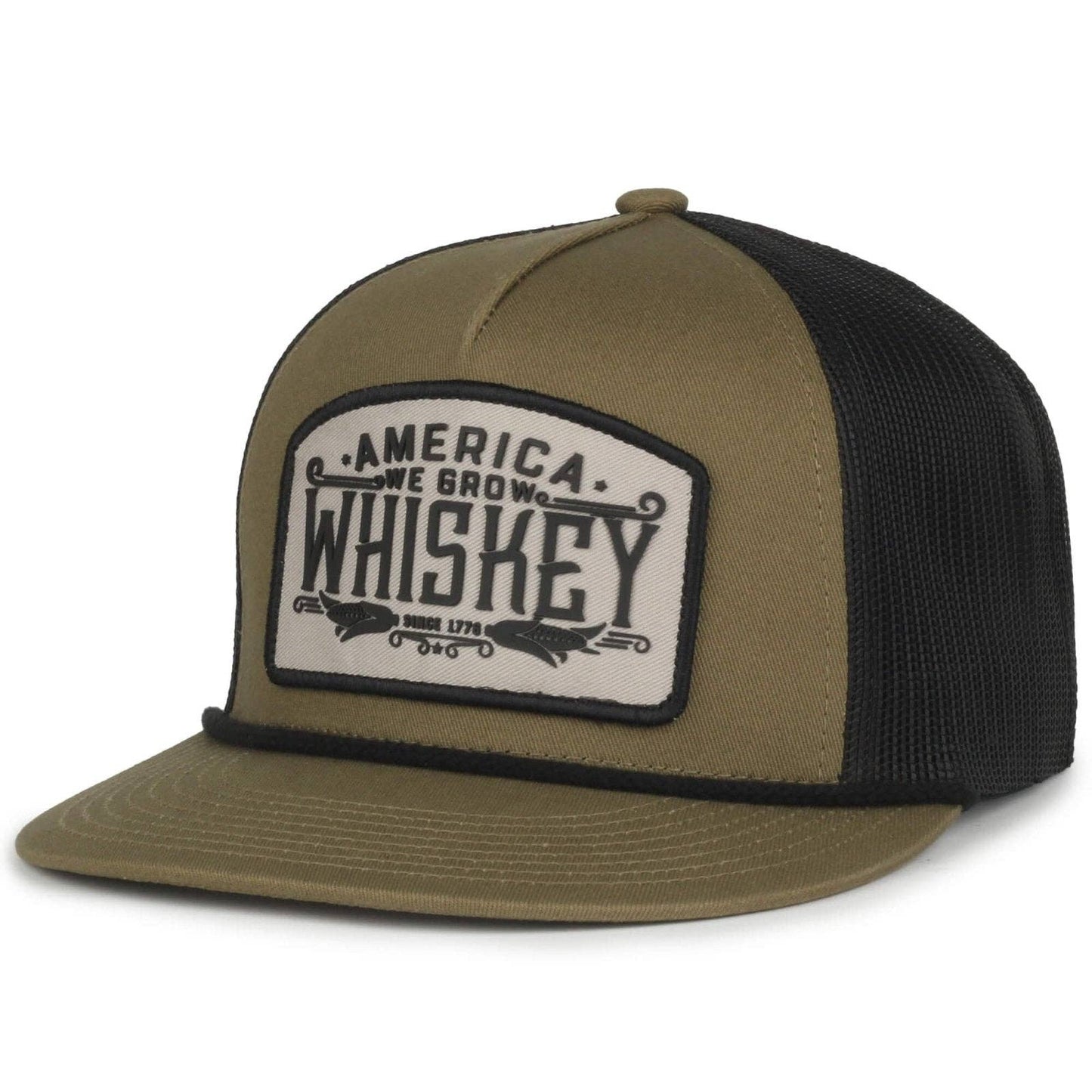 We Grow Whiskey Olive Hat - Purpose + Passion Boutique