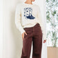 Western Boot Motif Sweater - Purpose + Passion Boutique