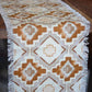 Western Rustic Farmhouse Geometric Linen Table Runner - Purpose + Passion Boutique