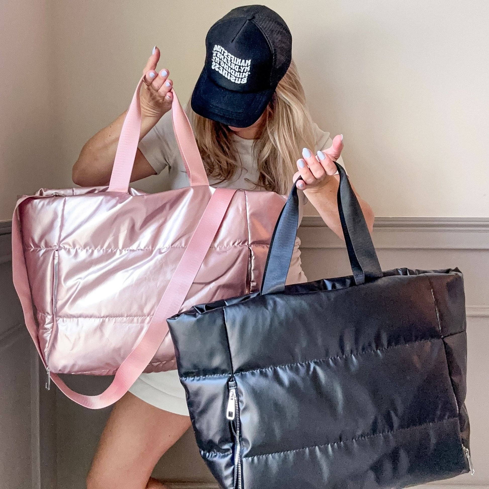 Wet/Dry Puffer Weekender Bag - Purpose + Passion Boutique