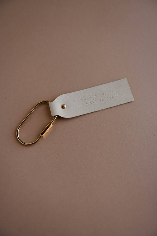 What A Friend Blonde Key Fob  - Purpose + Passion Boutique