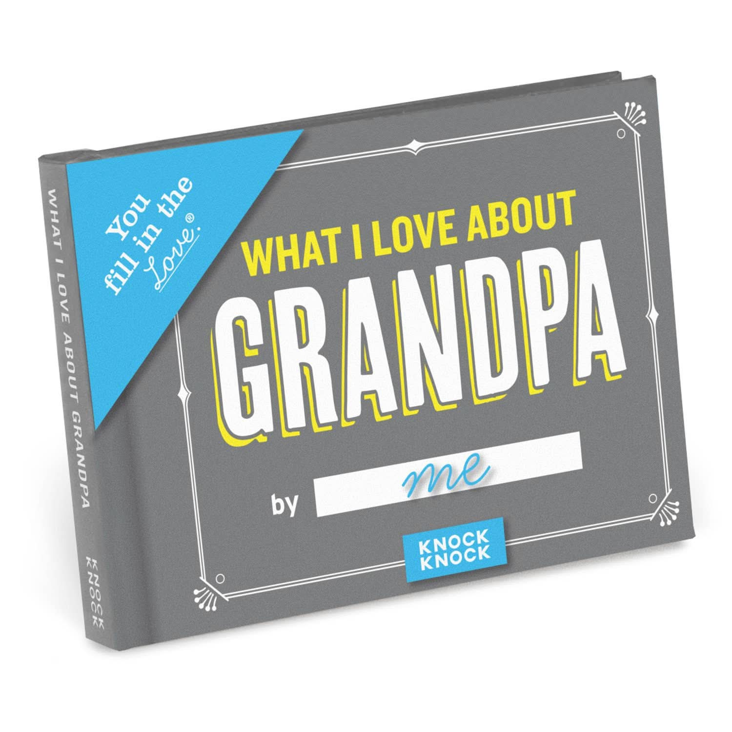 What I Love about Grandpa Fill in the Love® Book - Purpose + Passion Boutique