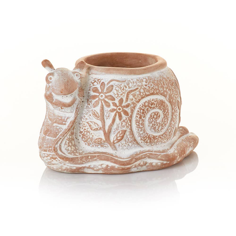 What's the Hurry Snail Terracotta Planter - Purpose + Passion Boutique