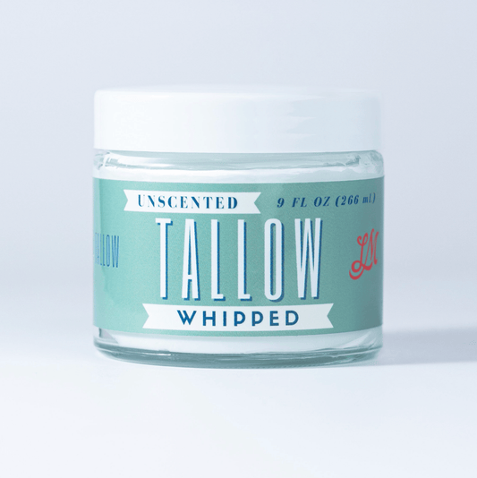 Whipped Tallow (9oz) Unscented - Purpose + Passion Boutique
