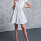 White Denim Mini Dress - Purpose + Passion Boutique