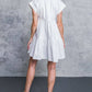 White Denim Mini Dress - Purpose + Passion Boutique