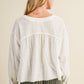 White Lace - Trimmed Top - Purpose + Passion Boutique
