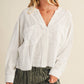 White Lace - Trimmed Top - Purpose + Passion Boutique