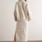 White Melange Pullover - Purpose + Passion Boutique