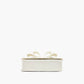 White Overflap Bow Crossbody - Purpose + Passion Boutique